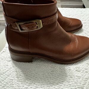 Clarks Women’s Brown Leather Ankle Boots Size 6 1/2